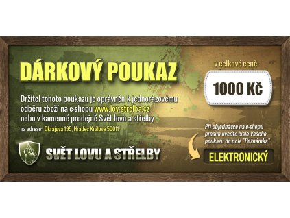 Poukaz 1000 elektronický