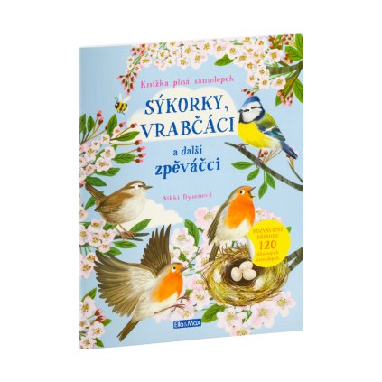Sýkorky, vrabčáci a další zpěváčci - Kniha samolepek