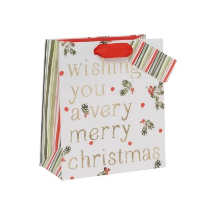 Dárková taška Christmas Wishes střední