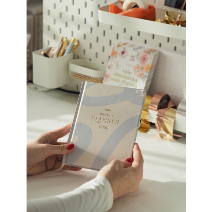 24. Anglický Knižní diář A6 Calm Current