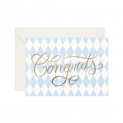 Greeting Card Congrats Gold Foil Day One Paper GCC001