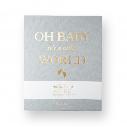 Photo Album Baby Its a Wild World mint primary