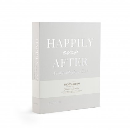 Photo Album Happily Ever After Ivory Grey 3