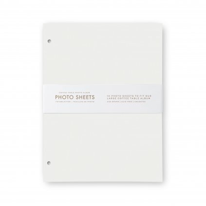 Photo Album 10 pack white refill paper L primary