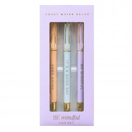 PN029 BE MINDFUL PEN SET HOT METAL STUDIO DEC 2023 SWEET WATER DECOR 1 1800x1800