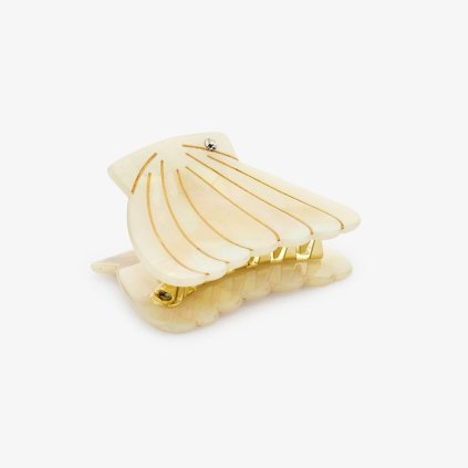 haarklem schelp multi beige