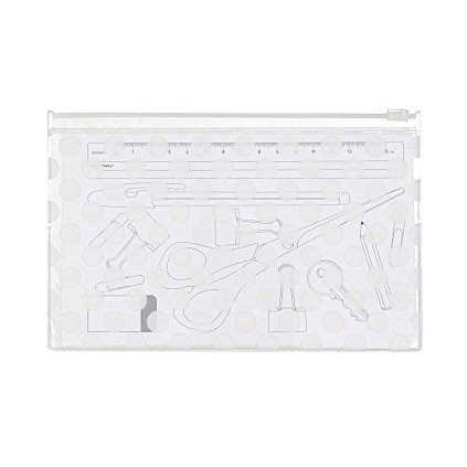 Uzavíratelná taška White Dots