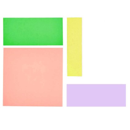 Sada samolepících papírků Pastel