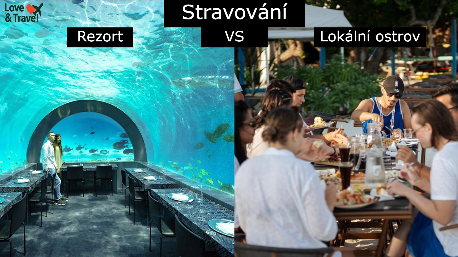 Maledivy - Jak vybrat stravování resorty a lokální ostrovy