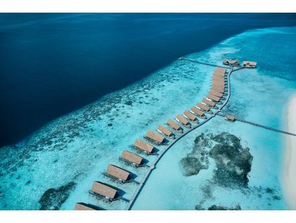 aerial water villas