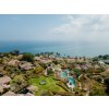 drone shot of ayana villas