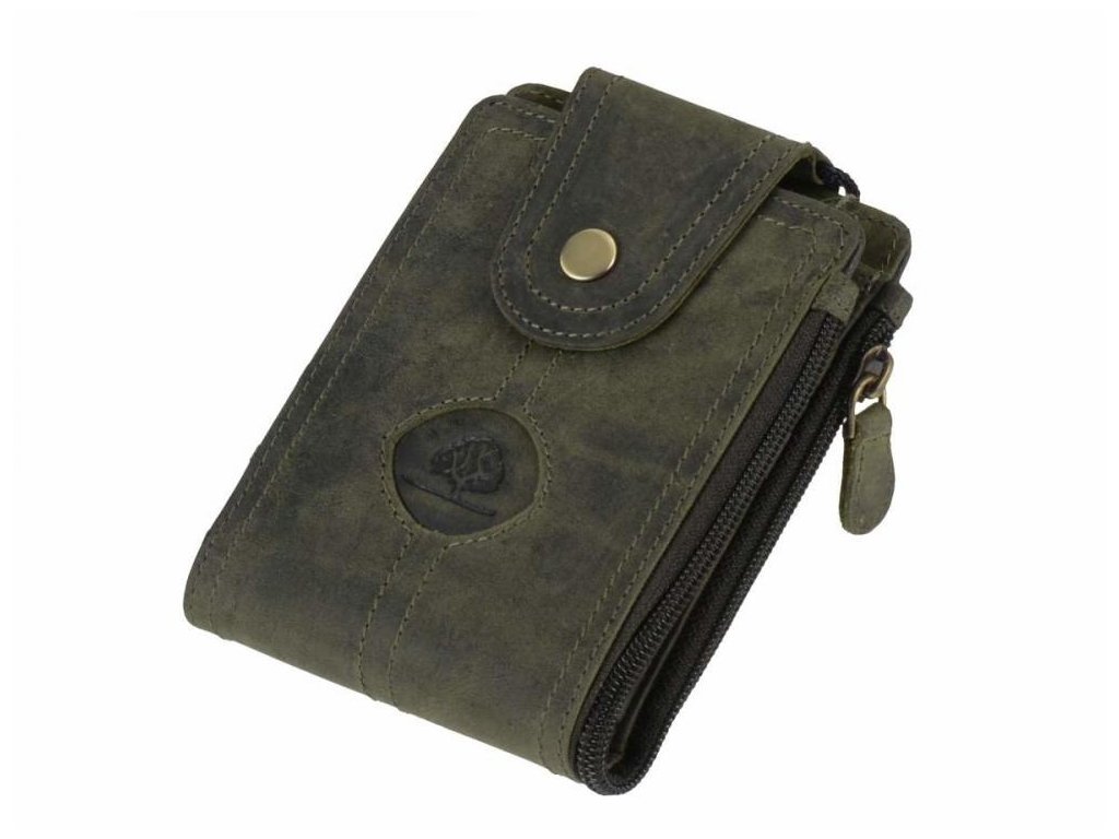 GREENBURRY 324 - kožená peňaženka zelená