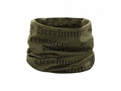 DEERHUNTER Logo Neck Tube Green | nákrčník