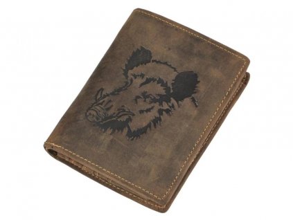 GREENBURRY 1701 Diviak - kožená peňaženka hnedá