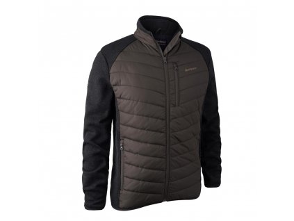 DEERHUNTER Moor Padded Jacket w. Knit Brown | bunda