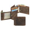 GREENBURRY 1705B - kožená peňaženka hnedá