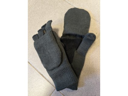 rukavice pletené střelecké překlápěcí