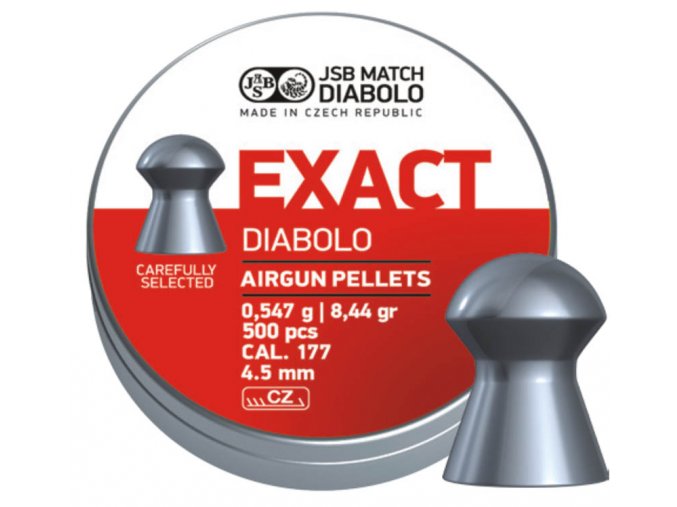 Diabolo JSB EXACT 500ks cal. 4,52 mm