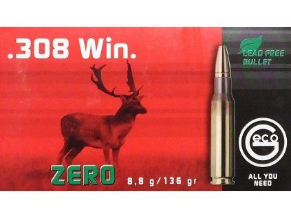 naboj geco 308win zero 88g 20ks 0 800 800