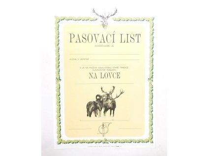 pasovaci list lovce 0