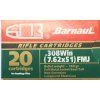 Náboj Barnaul 308 Win. 10,9g FMJ 20 ks