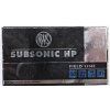 naboj rws 22 lr subsonic 50 ks 0 800 800