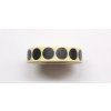 zalepky na terce cerne 16mm 2000ks 1