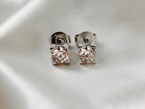 Platinové Náušnice s Diamanty