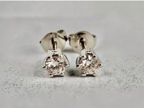 Zlaté Náušnice s Diamanty