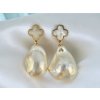 Stylové Perlové Náušnice ve stylu ¨Van Cleef & Arpels¨