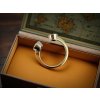 Vintage Zlatý Prsten ¨Toi et Moi¨ s Diamanty