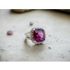 Luxusní Prsten s Investičním Granátem a Diamanty