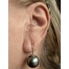 Zlaté Náušnice s Vynikajícími Tahitskými Perlami
