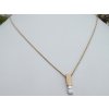 Zlatý Náhrdelník s Kvalitním Diamanten
