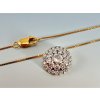 Zlatý Diamantový Náhrdelník