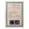 Luxusní Platinový Prsten s Diamanty a Turmalínem  Platina 900, Váha 10,2 gr, Turmalín 6,2 ct