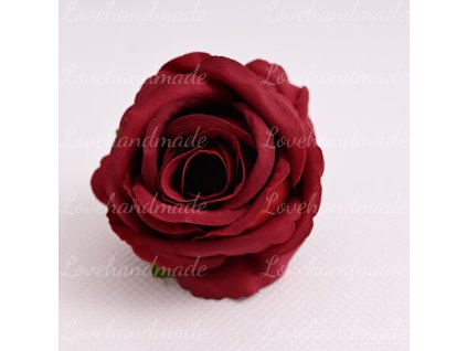 umela ruza bordova 24ks 4cm