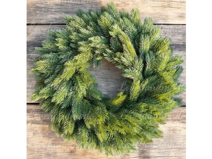 3d mega husty zeleny veniec 55cm