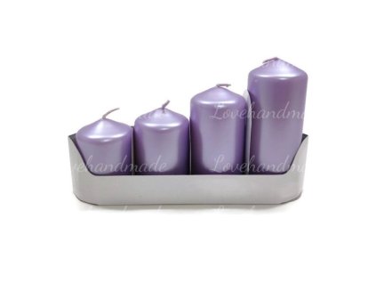 adventne sviecky fialove perletove postupne