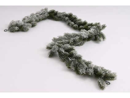 3d zssnežená girlanda 180cm
