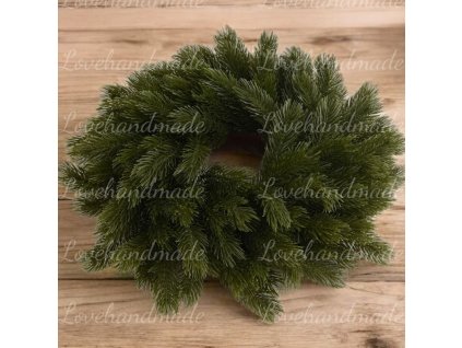 3d mega husty zeleny veniec 40cm