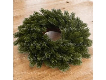 3d mega husty zeleny veniec 45cm