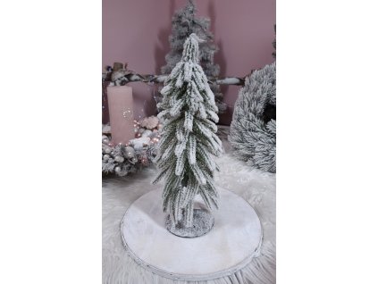 Stromček zasnežený na podstavci 32cm