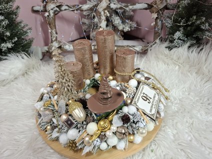 HP adventný veniec s triediacim klobúkom 30cm