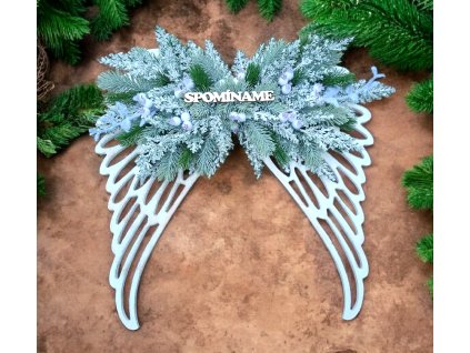 Drevené krídla zimné 47cm