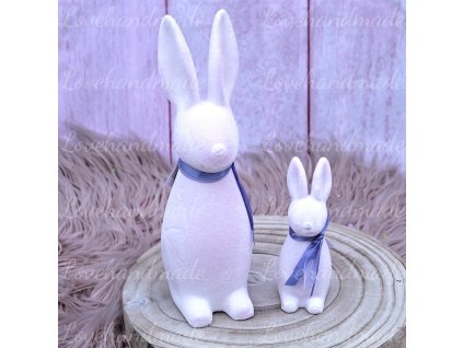 zajko zamat bledoruzovy 30cm 2