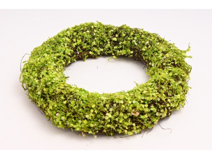Veniec prutený zelený 35cm