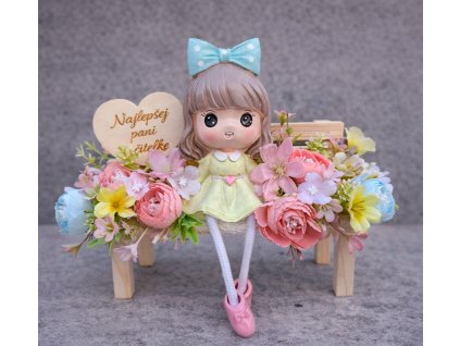 Lavička pre pani učiteľku cca 20x16cm