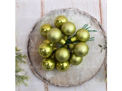 sklenene gule svetlozelene 2.5cm photo2