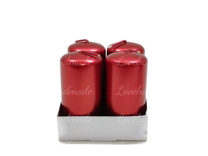 adventne sviecky cervene perletove